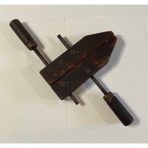 Antique Jorgensen Adjustable 8” Wood Clamp Wooden Vice